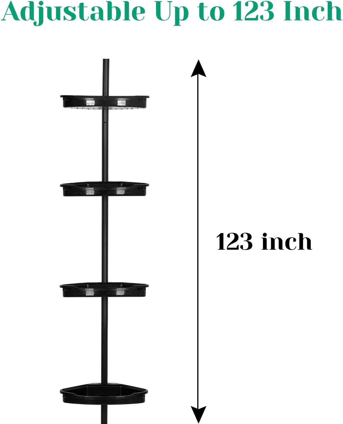 Rustproof Shower Caddy Corner for Bathroom